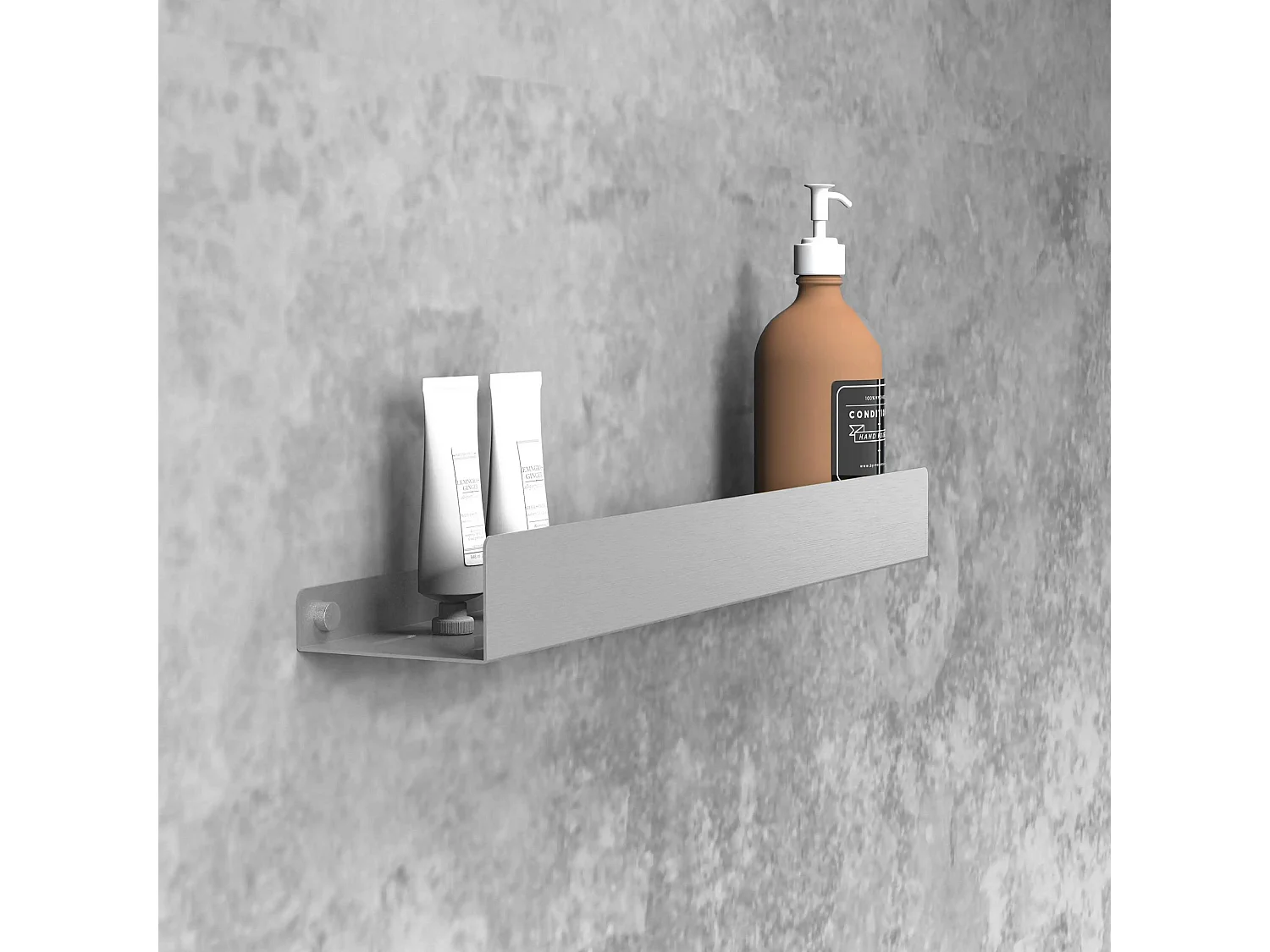 Etagère De Salle De Bain Rea Sf04-600 60Cm Brush Steel