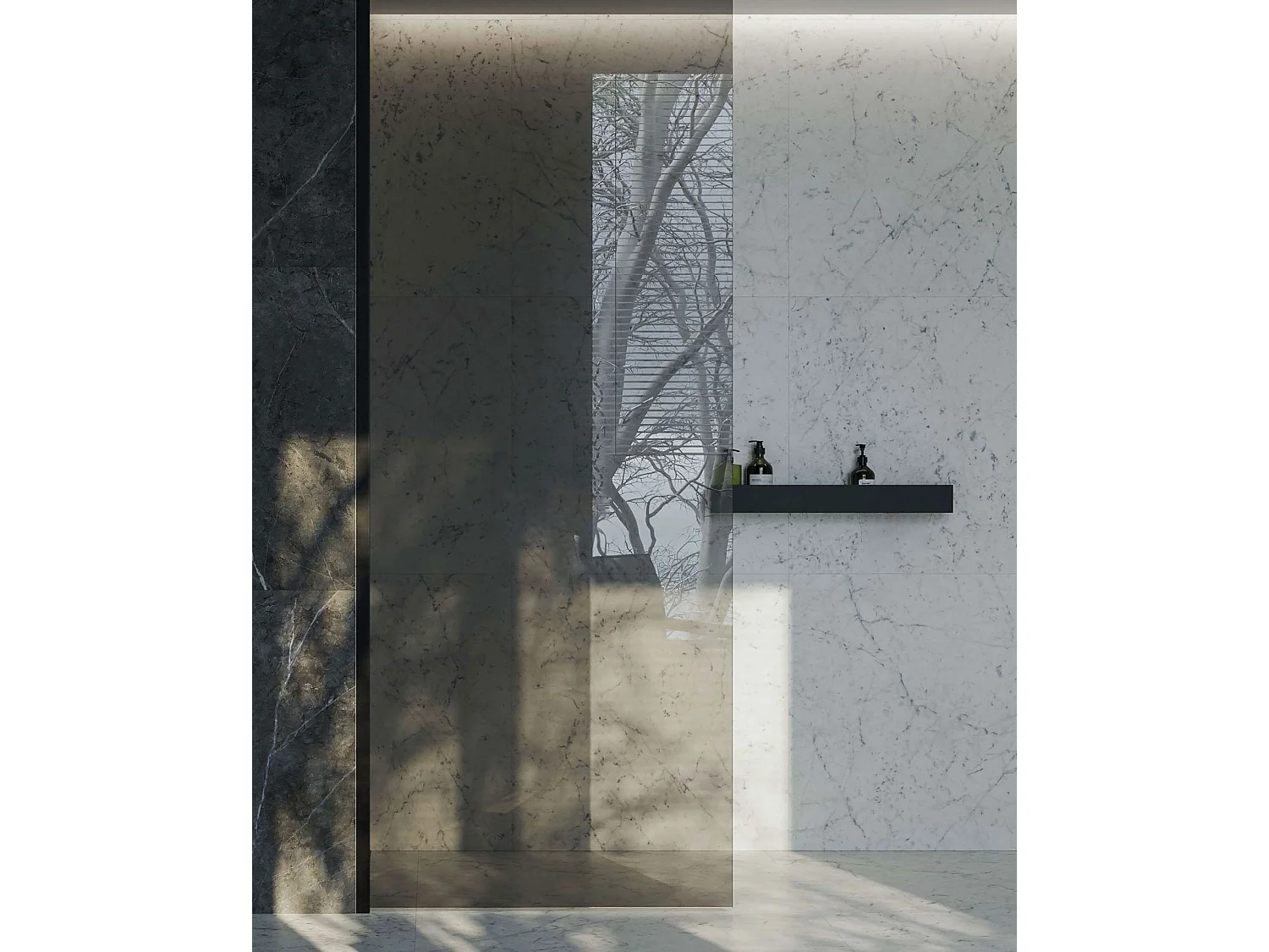 Etagère De Salle De Bain Rea Sf02-600-B Black