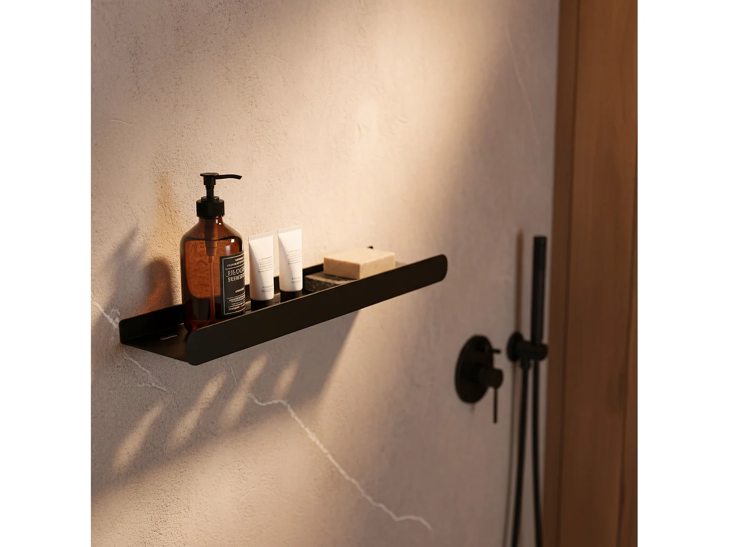 Mensola Da Bagno Rea Sf03-450-B Black
