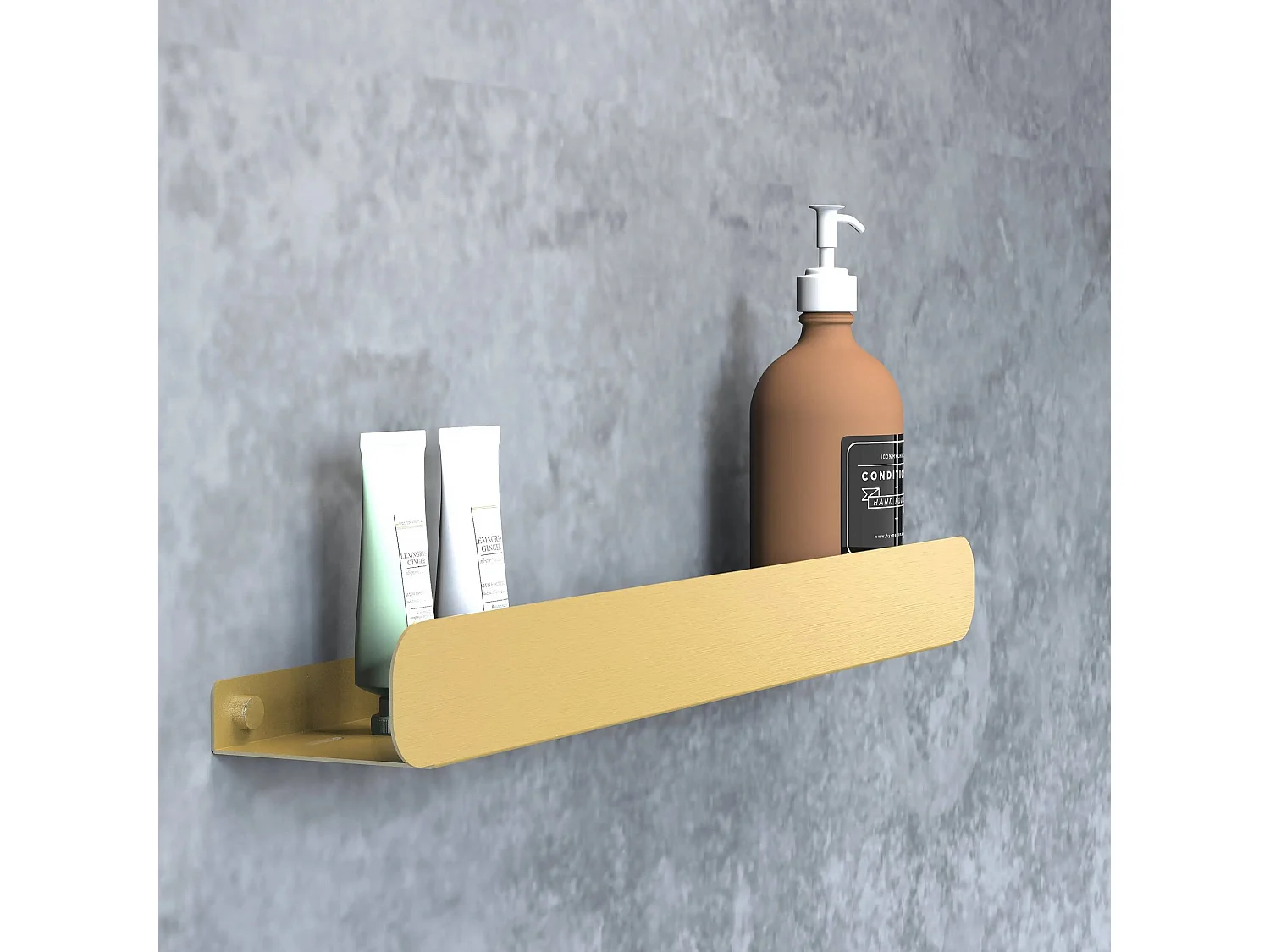 Etagère De Salle De Bain Rea Sf03-450-Bg Brush Gold