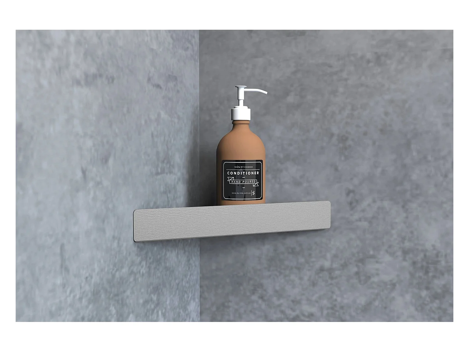 Badezimmerregal Rea Sf07 Brush Steel