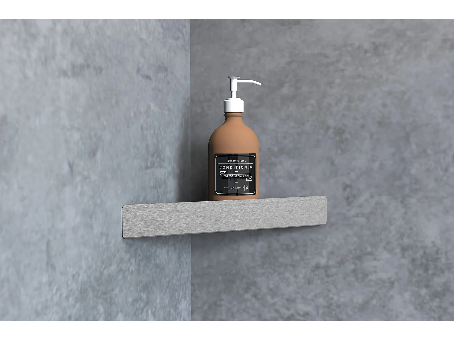 Badkamerplank Rea Sf07 Brush Steel