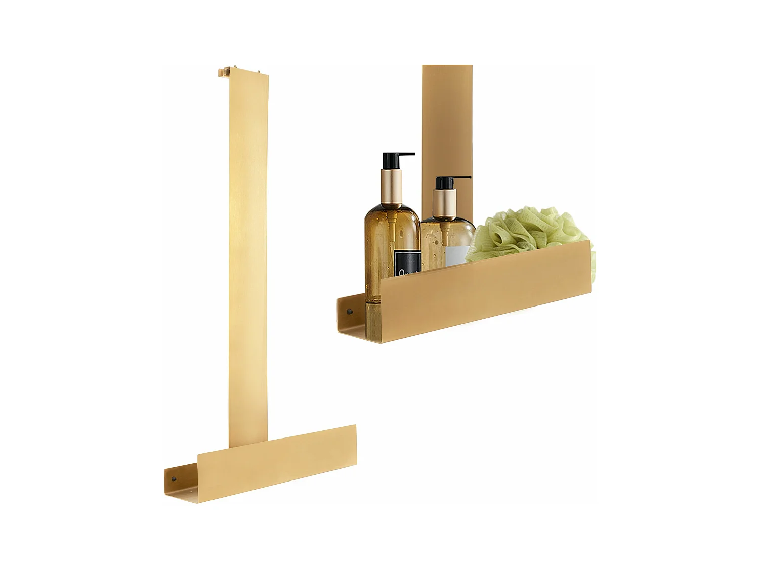 Badezimmerregal Rea Tori Brush Gold