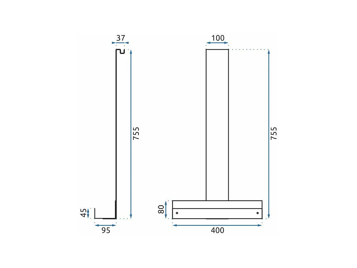 Badezimmerregal Rea Tori Brush Gold