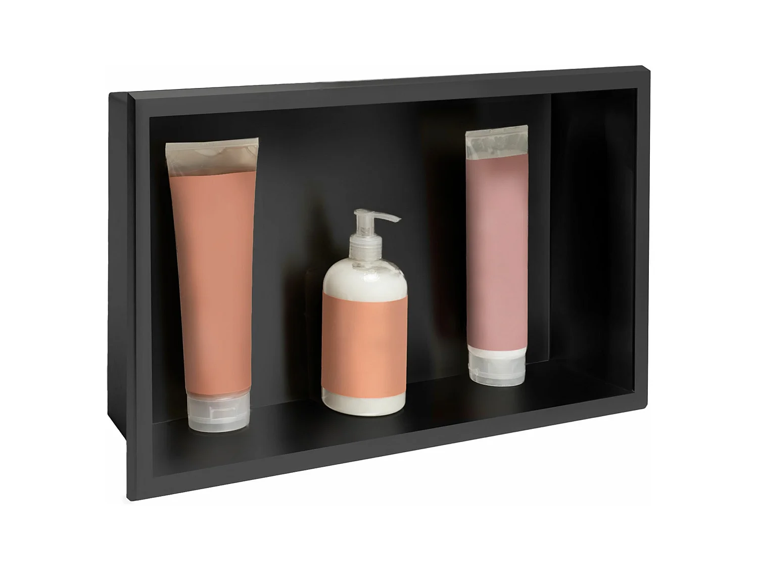 Inbouwnis Met Plankje Rea 5 30X45X10 Black