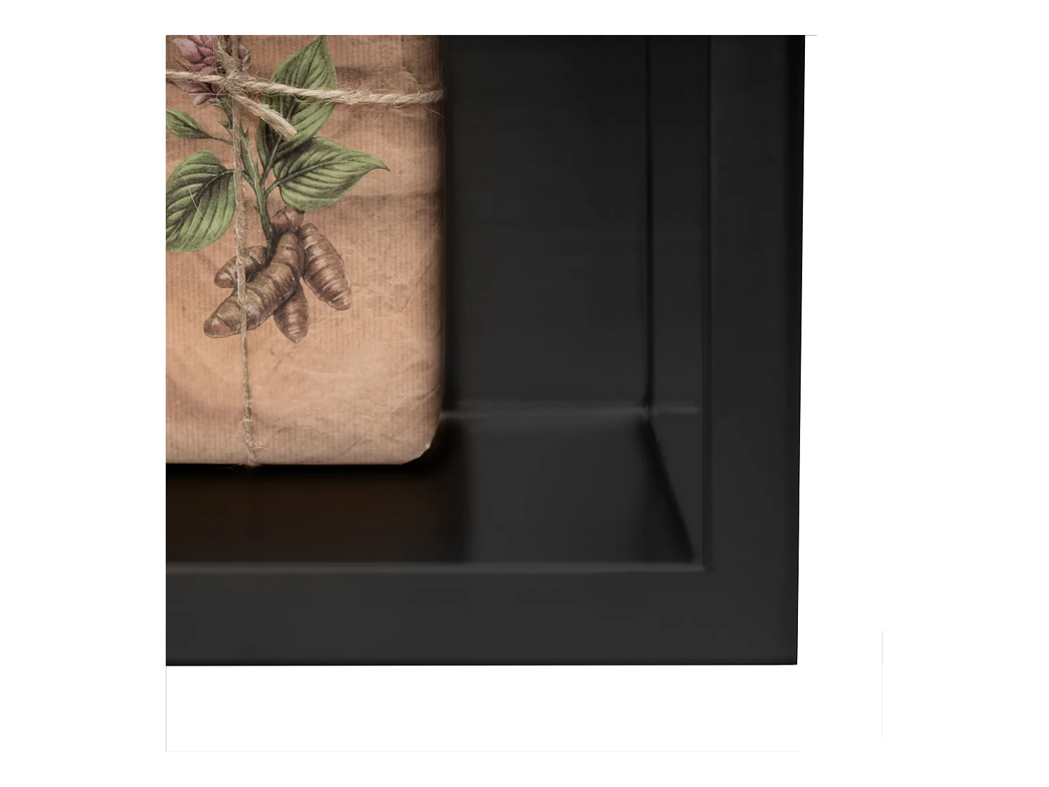 Inbouwnis Met Plankje Rea 5 30X45X10 Black