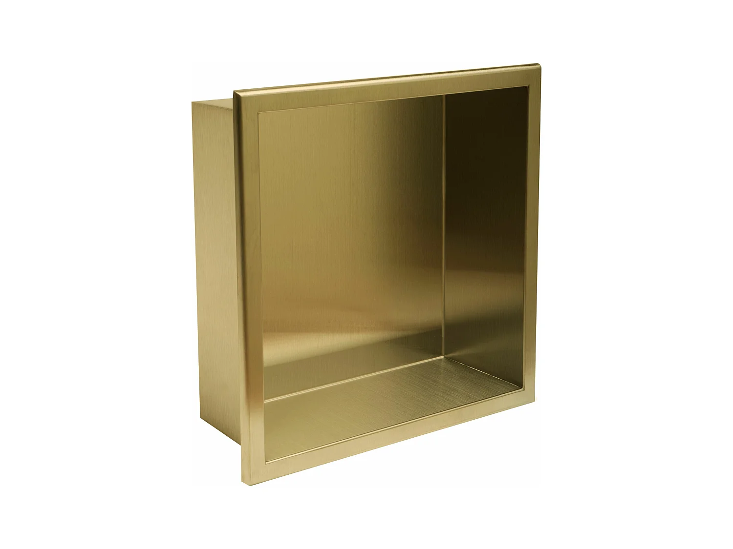 Étagère D'Encastrement Pour Salle De Bains Rea 7 30X30X10 Brush Gold