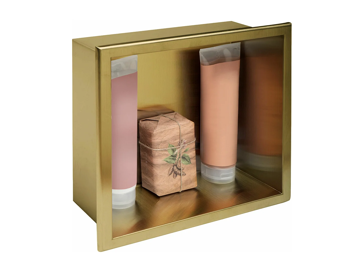 Nischenregal Rea 7 30X30X10 Brush Gold