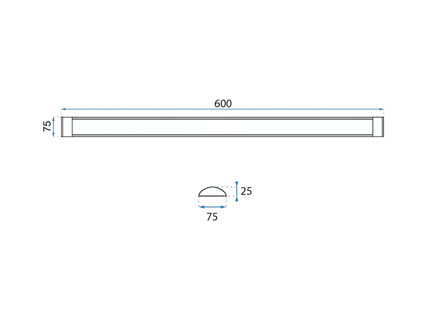 Led Panel Toolight Rsl009-18N 60Cm White