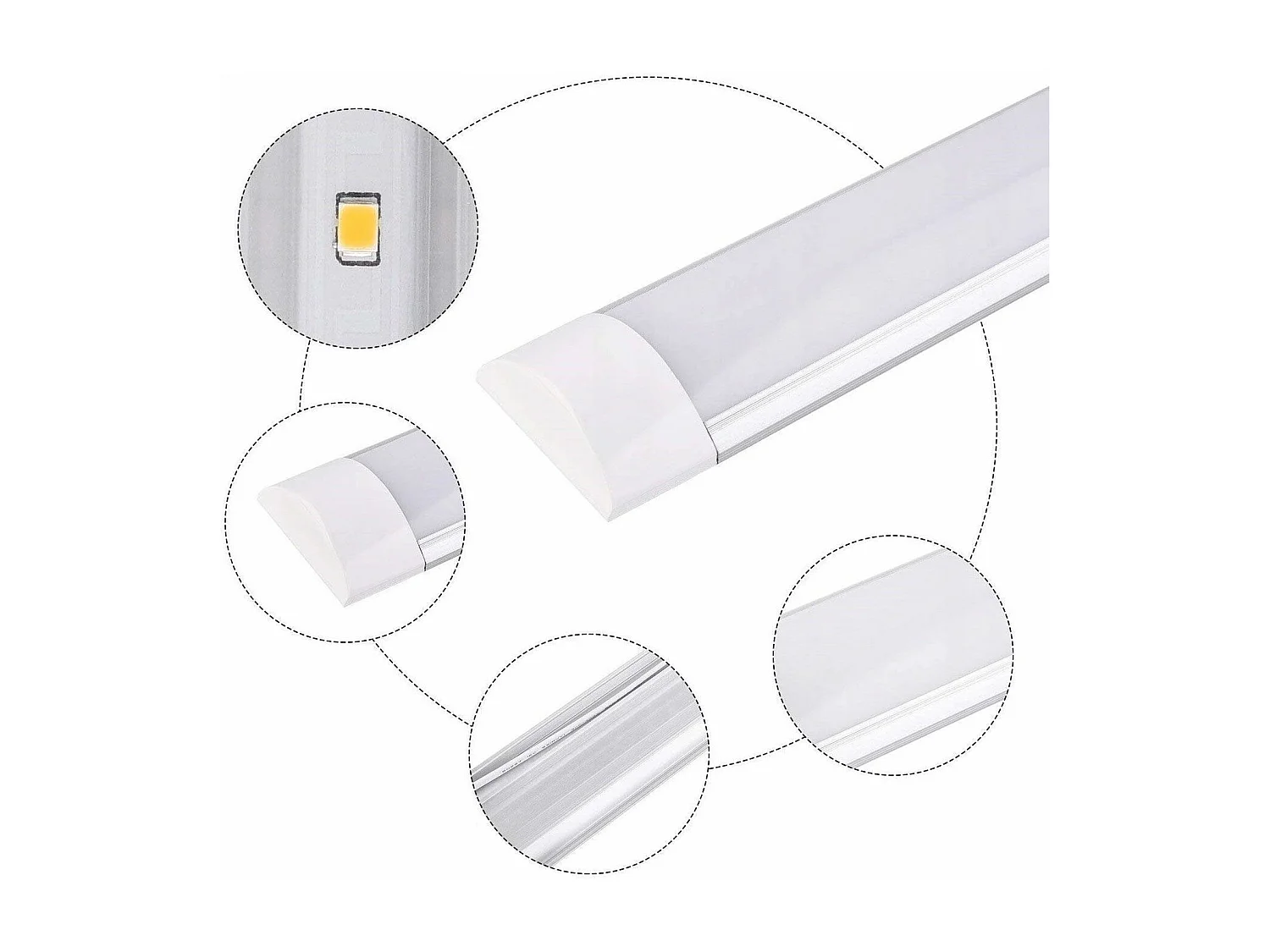 Panneau Led Toolight Rsl009-18N 60Cm White