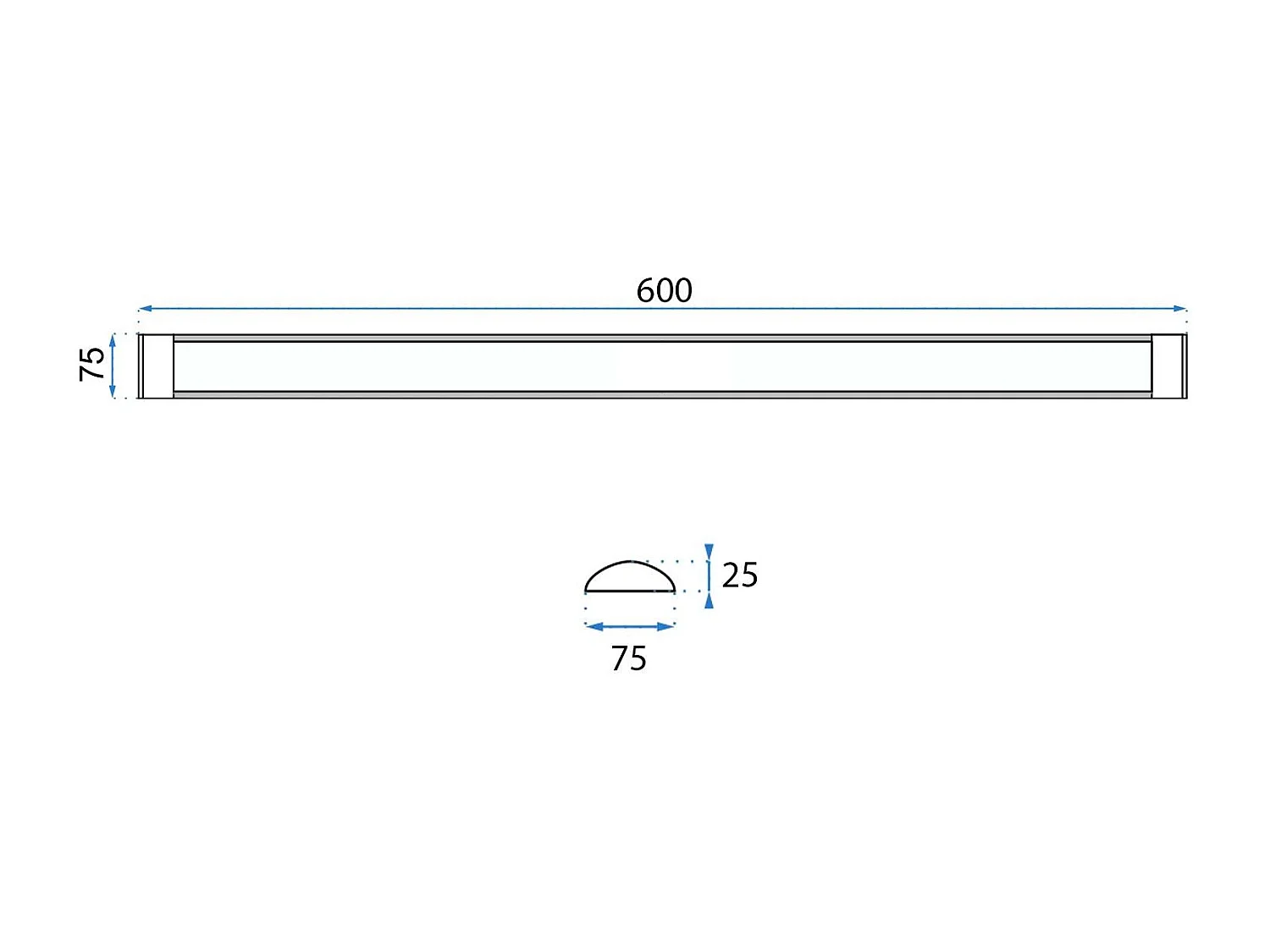 Panneau Led Toolight Rsl009-18N 60Cm White