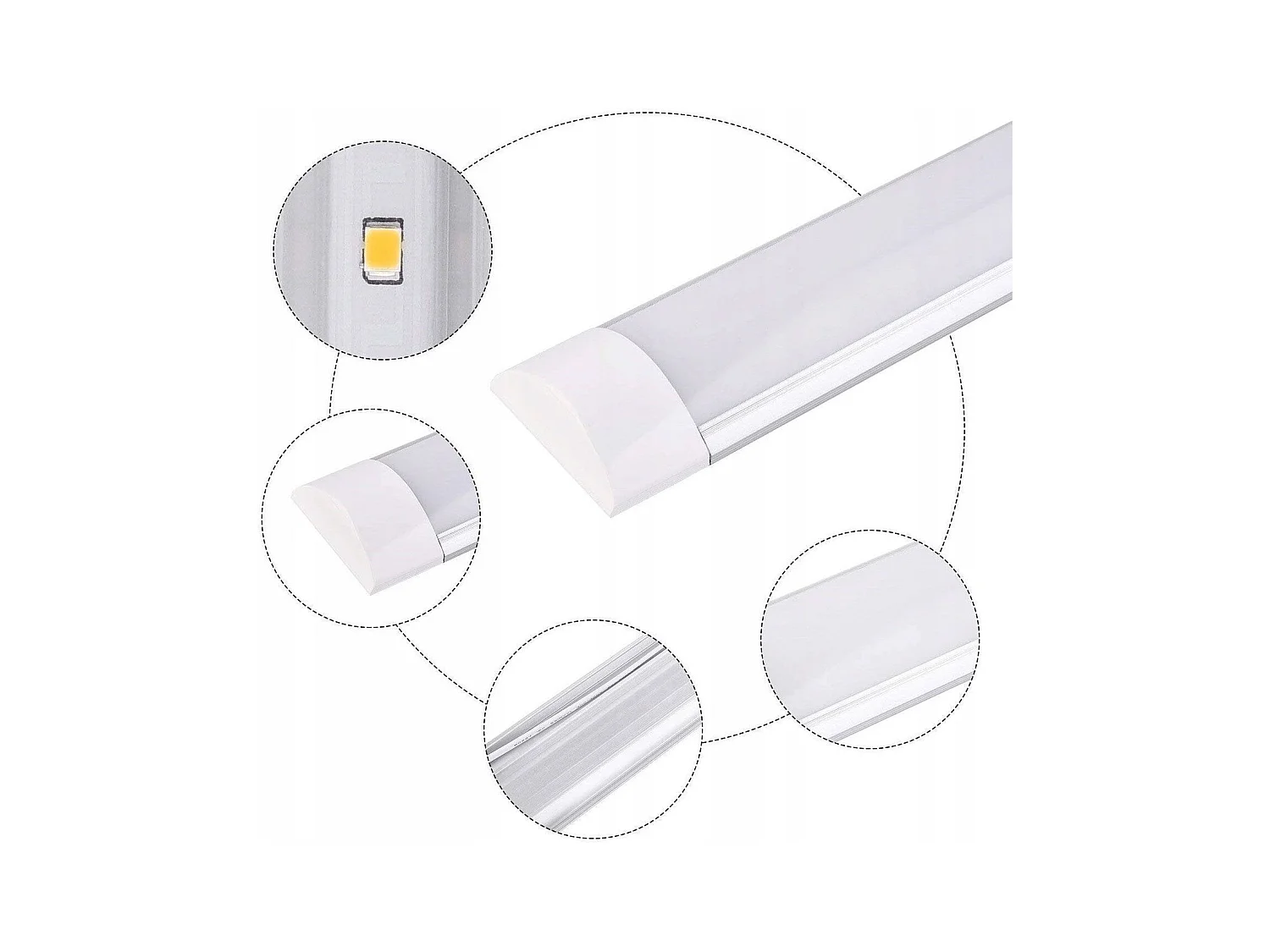 Led Panel Toolight Rsl012-42N 150Cm White