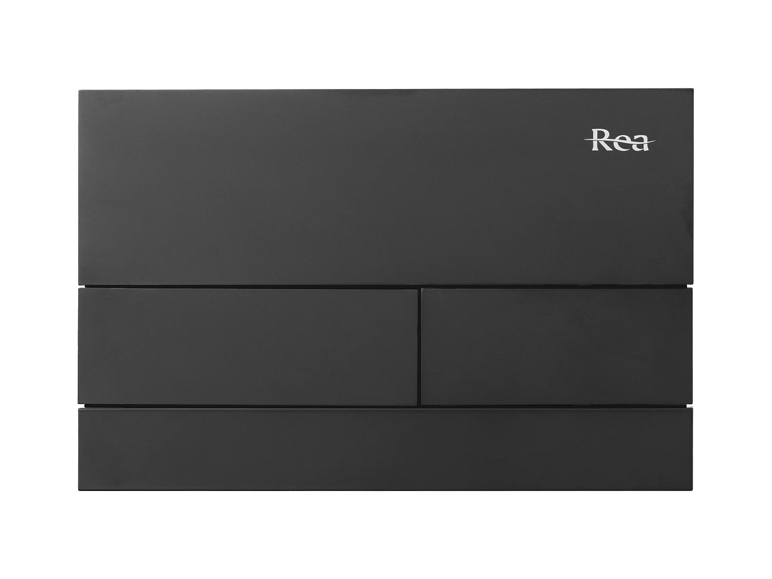 Bâti Support Rea T Mat Black Steel + Plaque De Commande Wc Type T