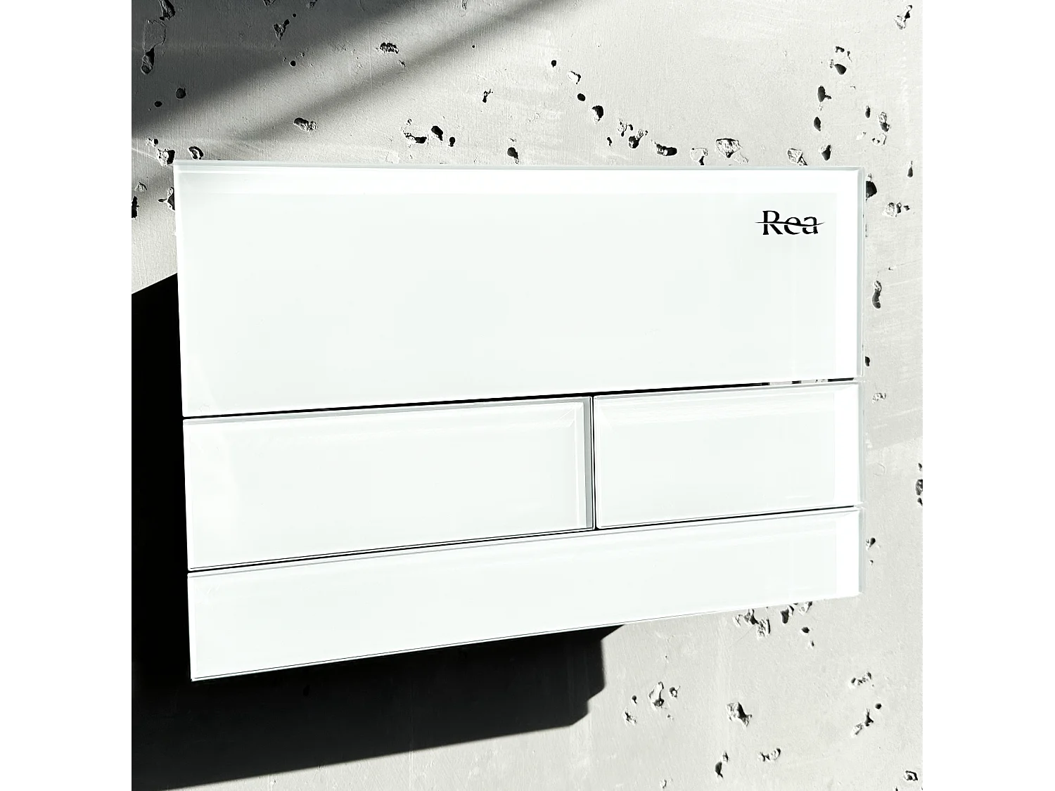 Plaque De Commande Wc Type Rea T White