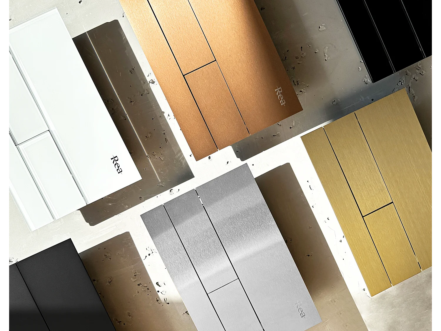 Plaque De Commande Wc Type Rea T White