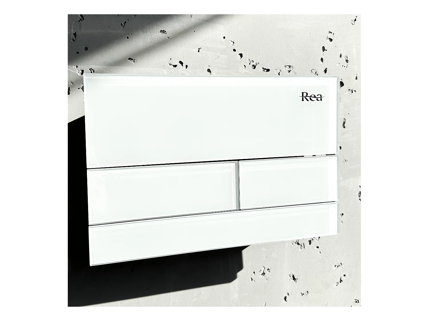 Inbouwreservoir Rea T White + Bedieningspaneel T