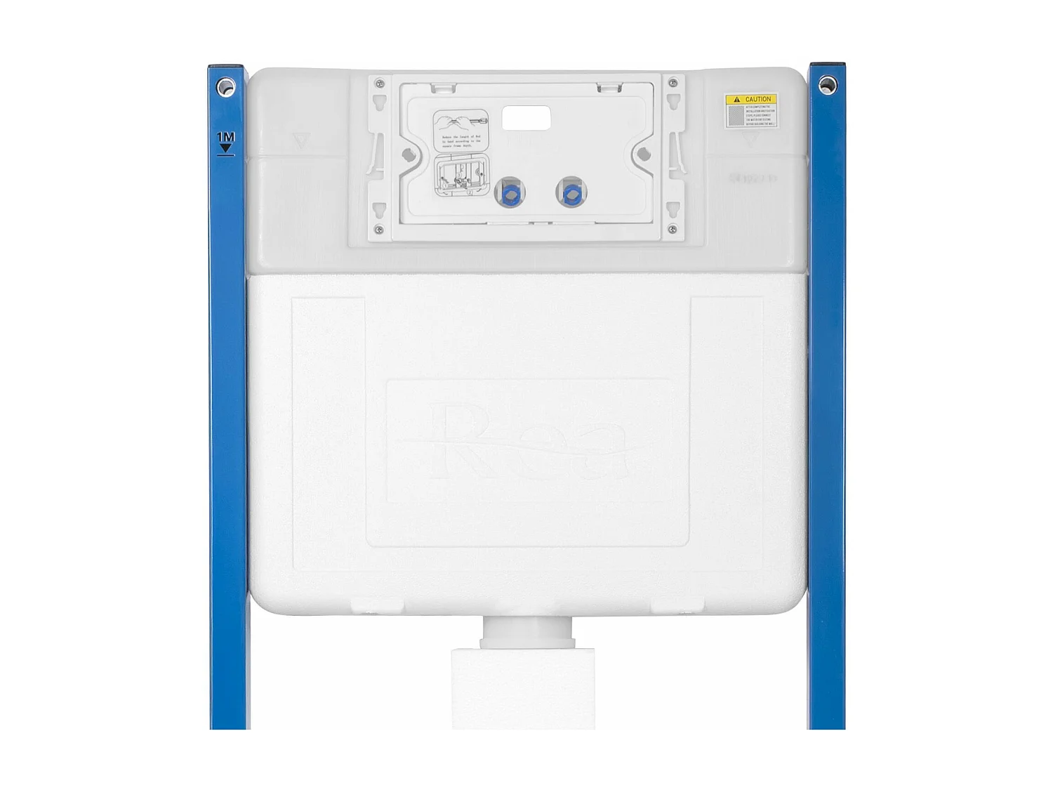 Bâti Support Rea T White + Plaque De Commande Wc Type T