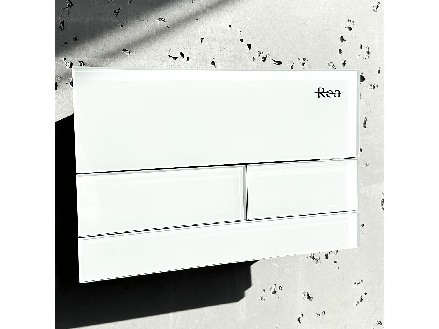 Bâti Support Rea T White + Plaque De Commande Wc Type T