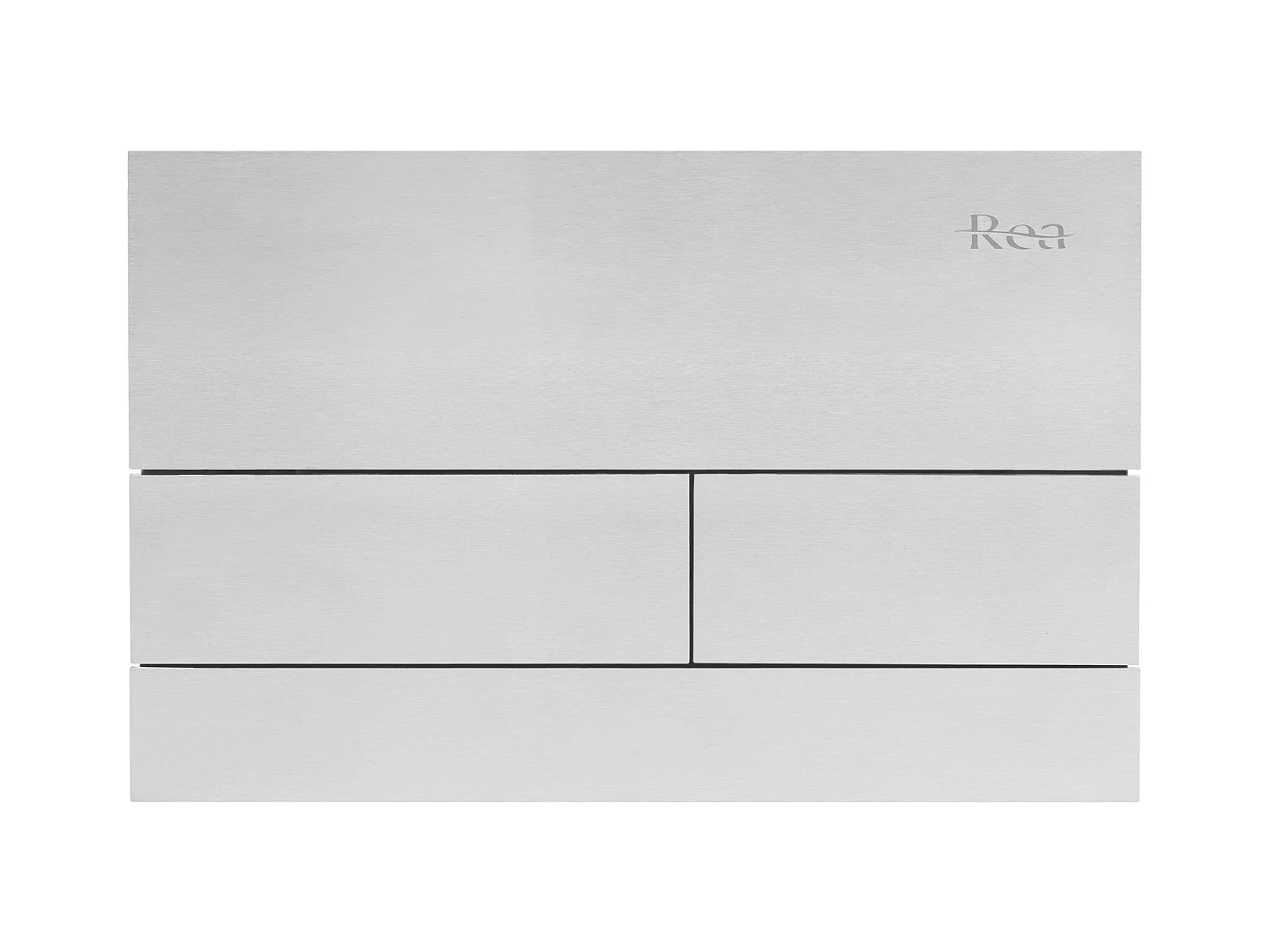 Bâti Support Rea T Brush Steel + Plaque De Commande Wc Type T