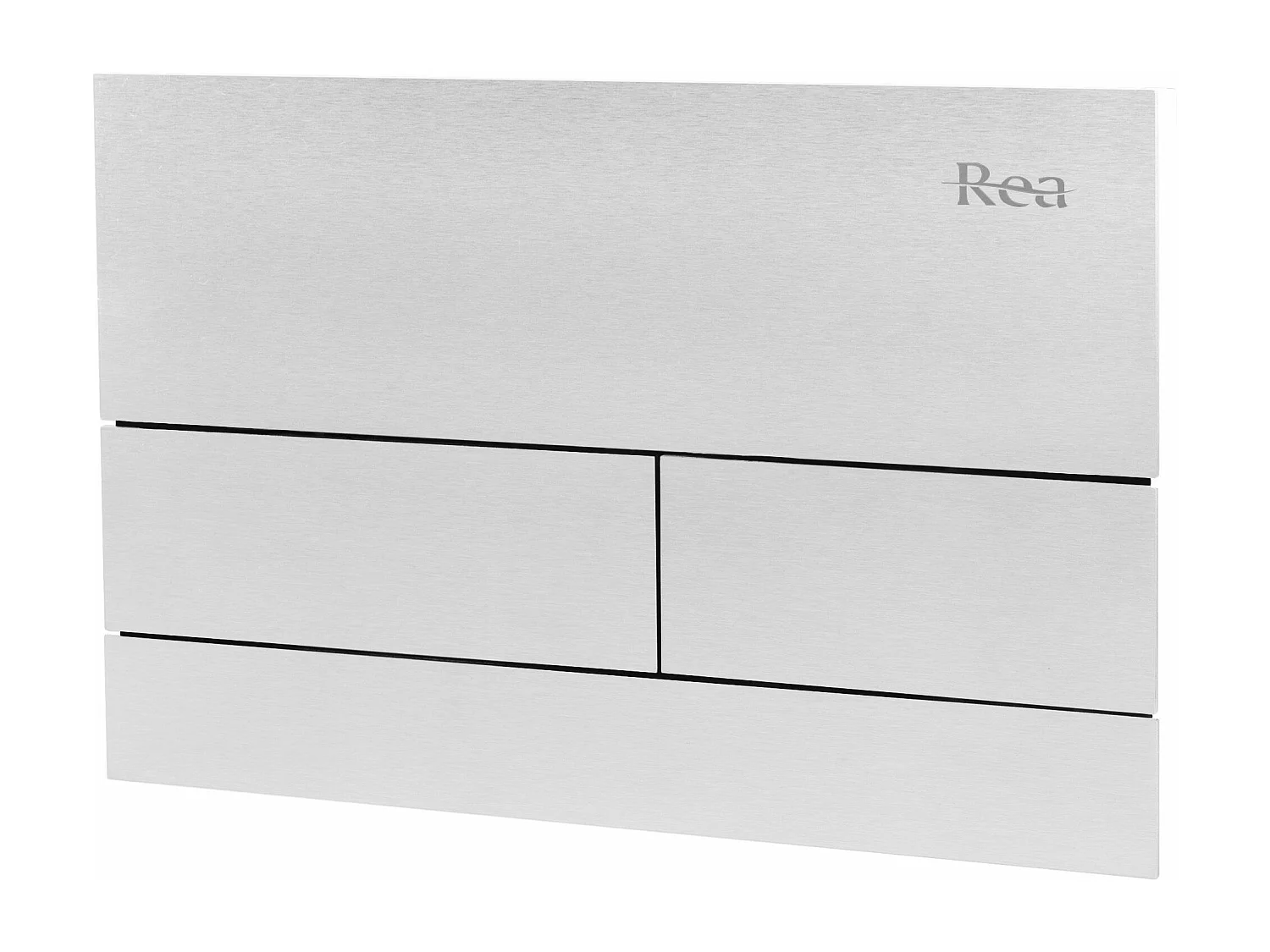 Bâti Support Rea T Brush Steel + Plaque De Commande Wc Type T