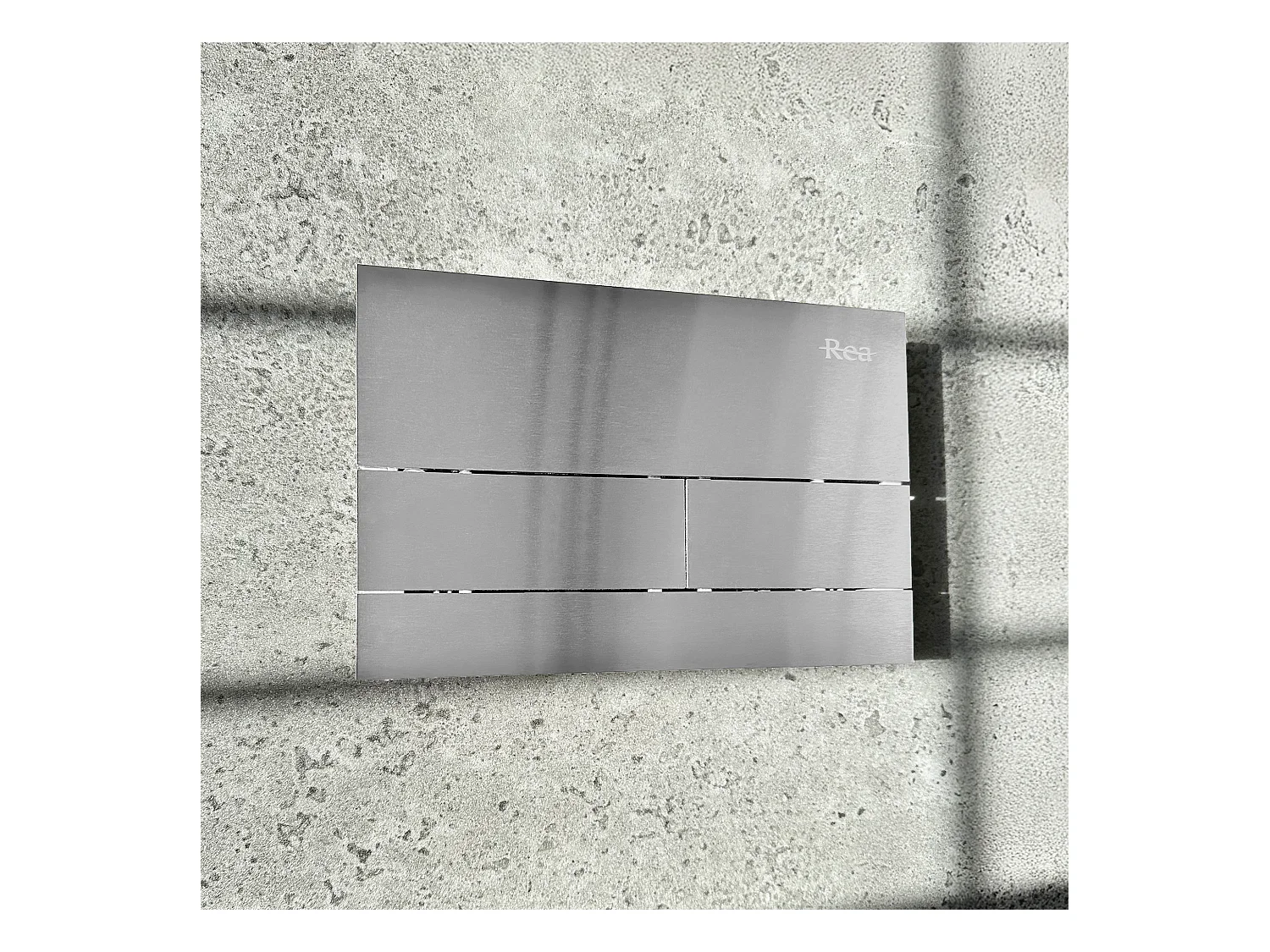 Plaque De Commande Wc Type Rea T Brush Steel