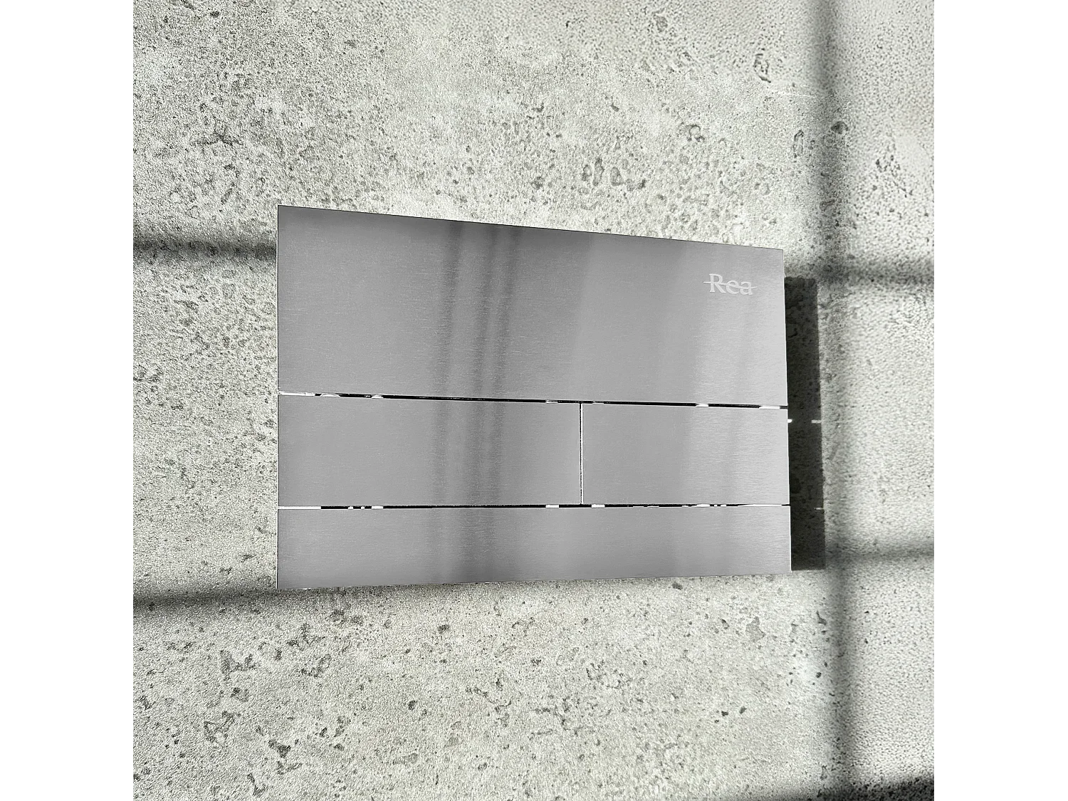 Plaque De Commande Wc Type Rea T Brush Steel