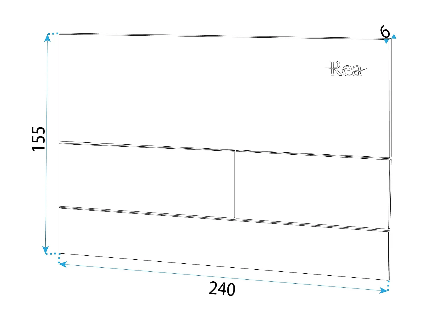 Bedieningspaneel Rea T Brush Copper