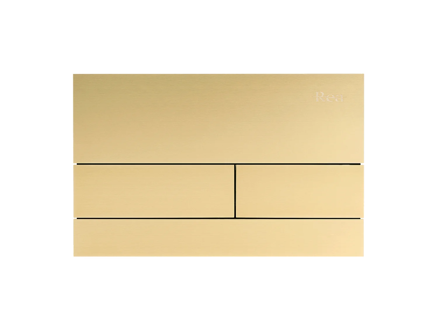 Bâti Support Rea T Brush Gold + Plaque De Commande Wc Type T