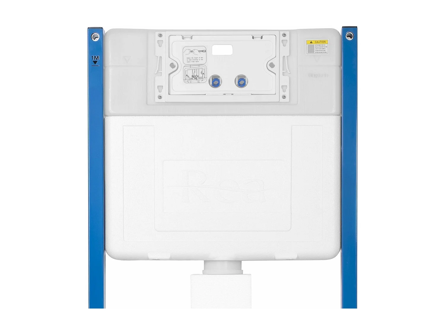 Bâti Support Rea T Black + Plaque De Commande Wc Type T