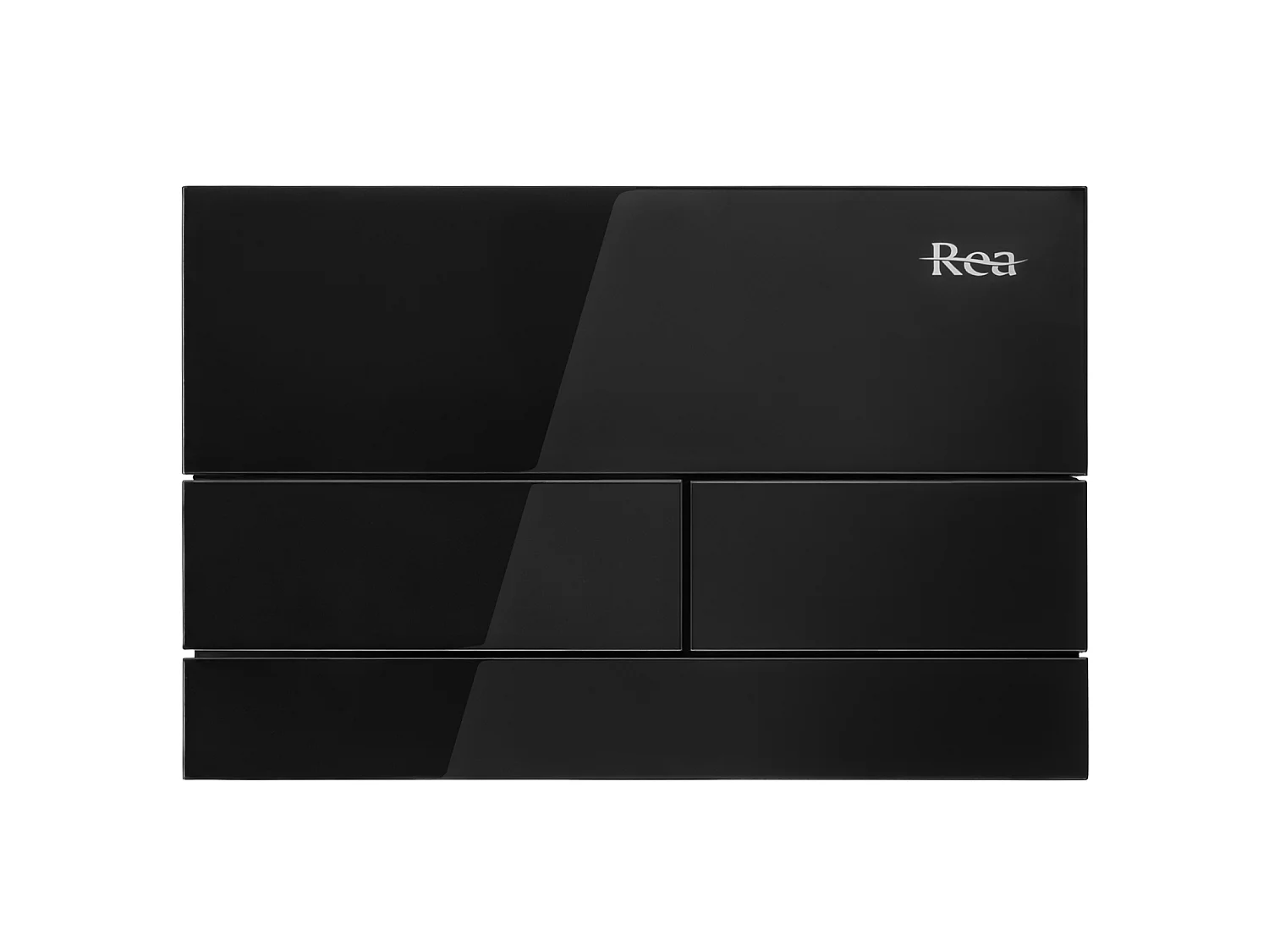 Bâti Support Rea T Black + Plaque De Commande Wc Type T