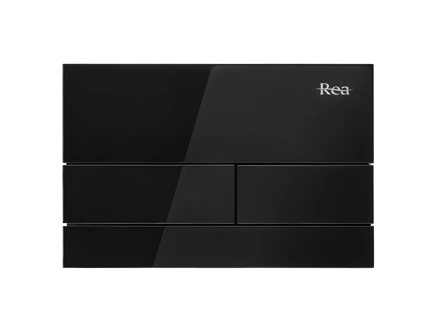 Inbouwreservoir Rea T Black + Bedieningspaneel T