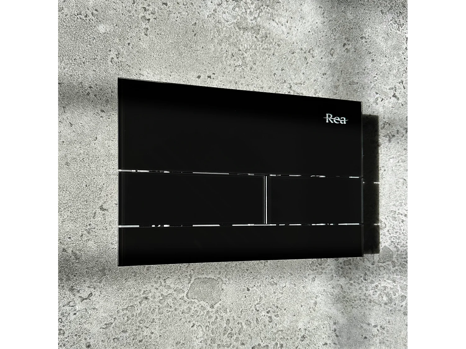 Inbouwreservoir Rea T Black + Bedieningspaneel T