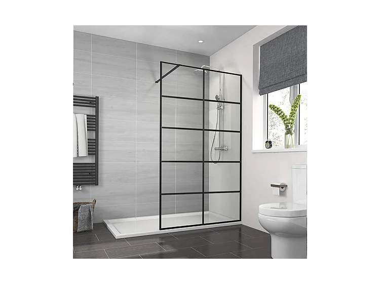 Douchescherm Rea Soleo 90 Black