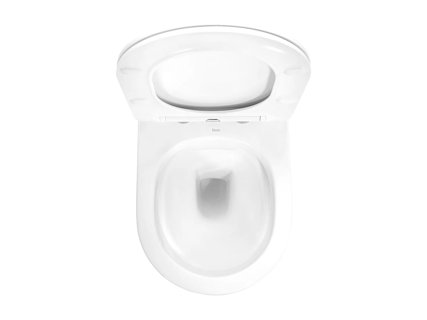 Cuvette Wc Suspendue Rea Carlo Flat White + Bidet Carlo Mini