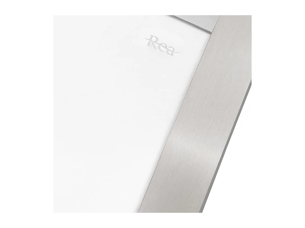 Douchecabine Rea City 80X100 Brush Nickel + Douchebak Savoy Black