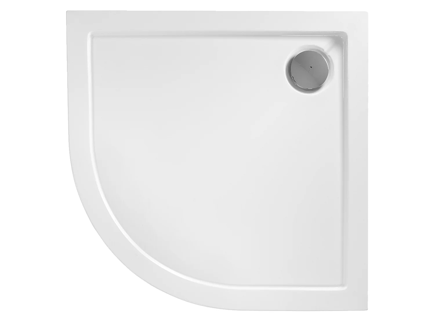 Cabine De Douche Rea Look 90X90 Black + Receveur De Douche