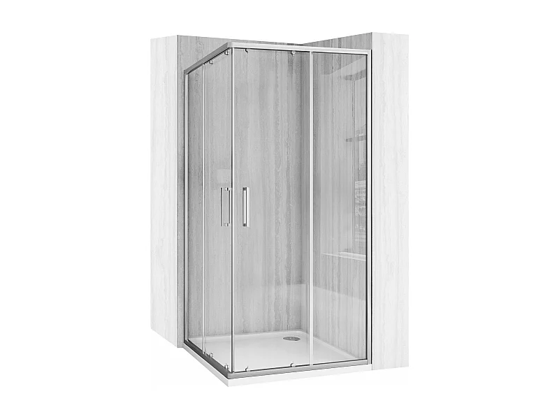 Cabina Doccia Rea City 90X90 Brush Nickel