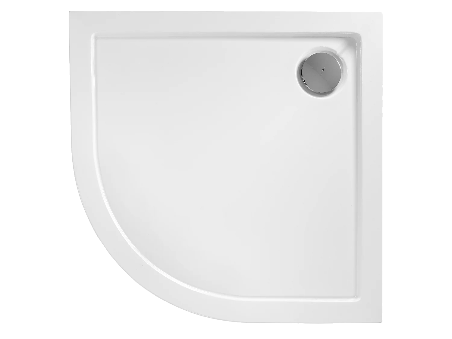 Cabine De Douche Rea Look 80X80 Chrome