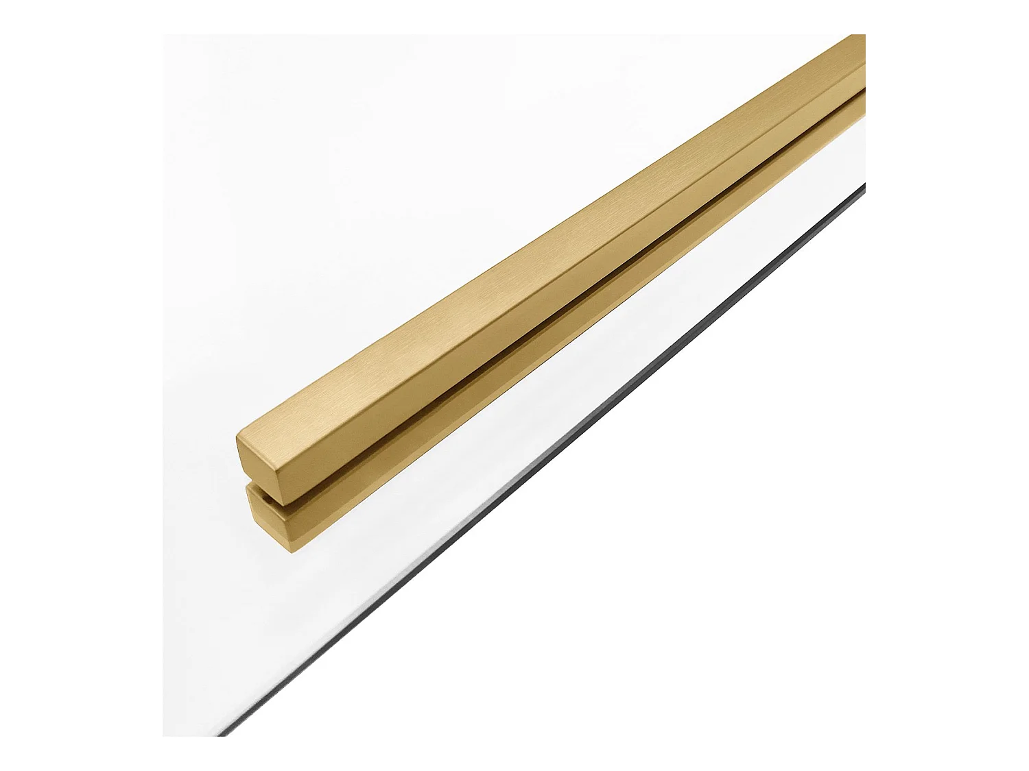 Cabine De Douche Rea Solar 100X80 Brush Gold + Receveur De Douche Savoy Black