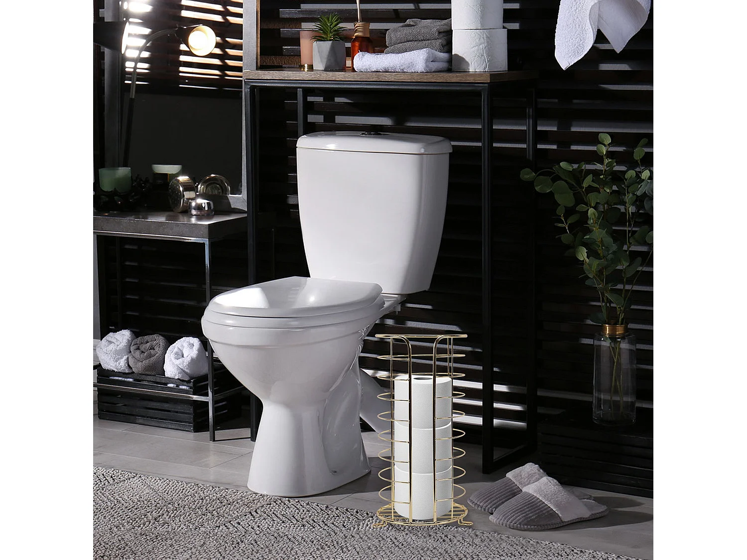 Porte Papier-Toilette Rea P11899 Gold