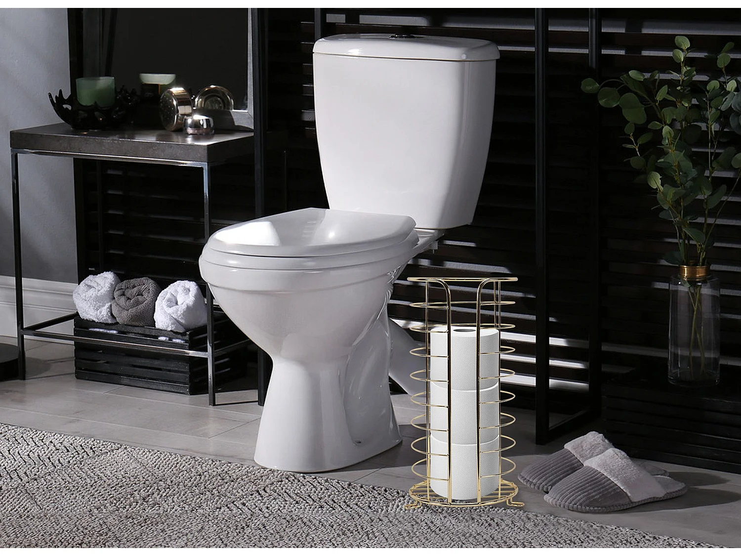 Porte Papier-Toilette Rea P11899 Gold