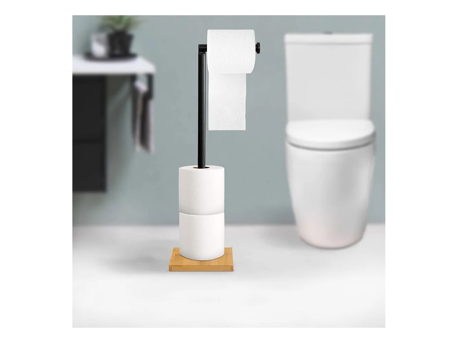 Toiletrolhouder Rea P70505 Black