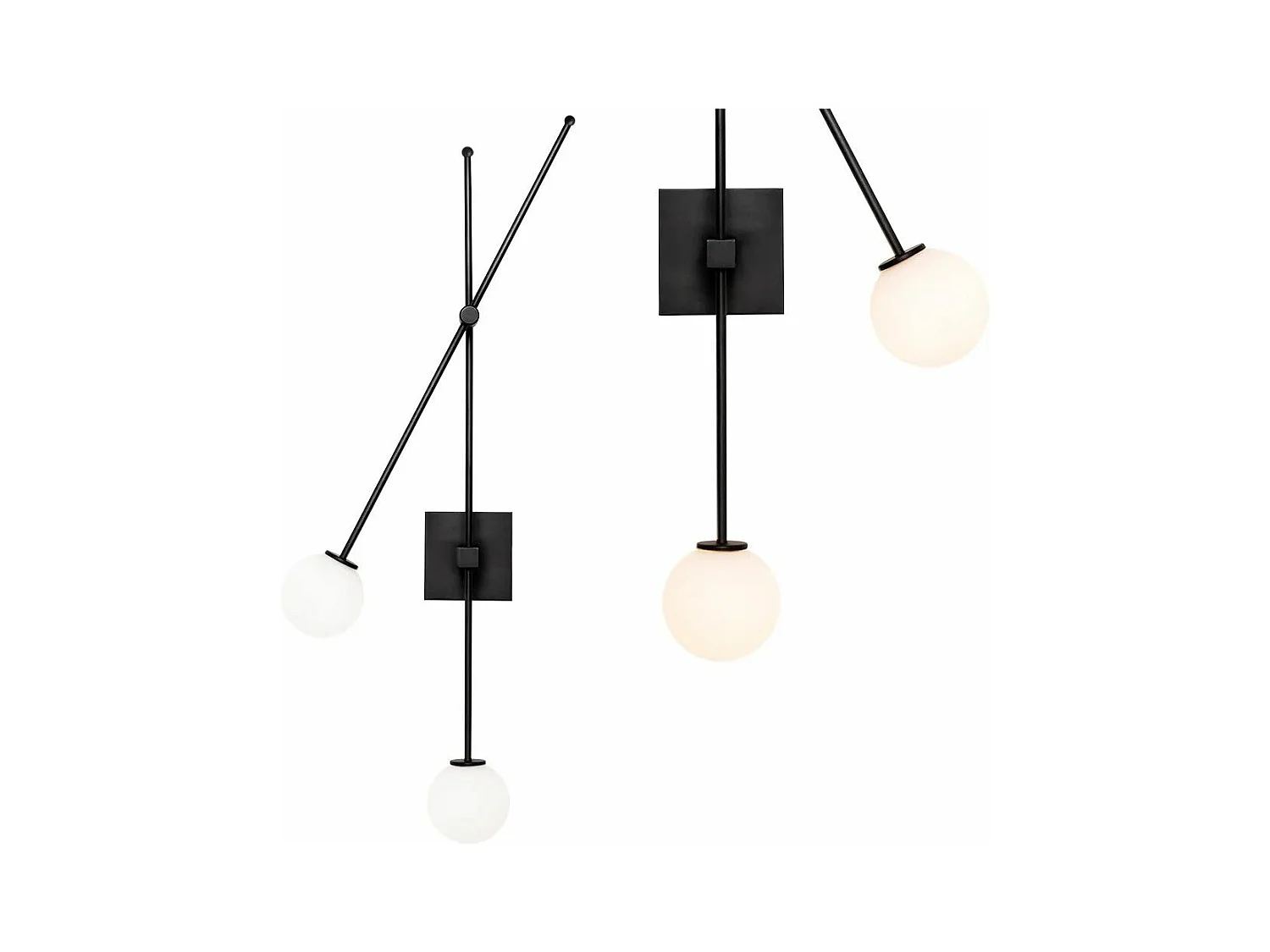 Applique Murale Toolight App1595-2W Black