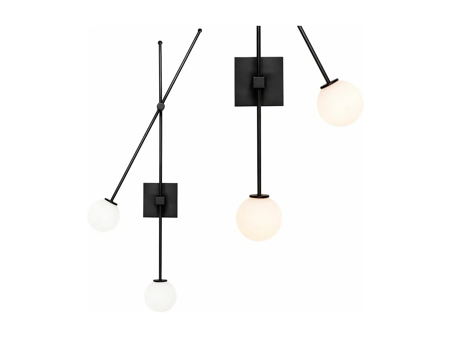 Applique Murale Toolight App1595-2W Black