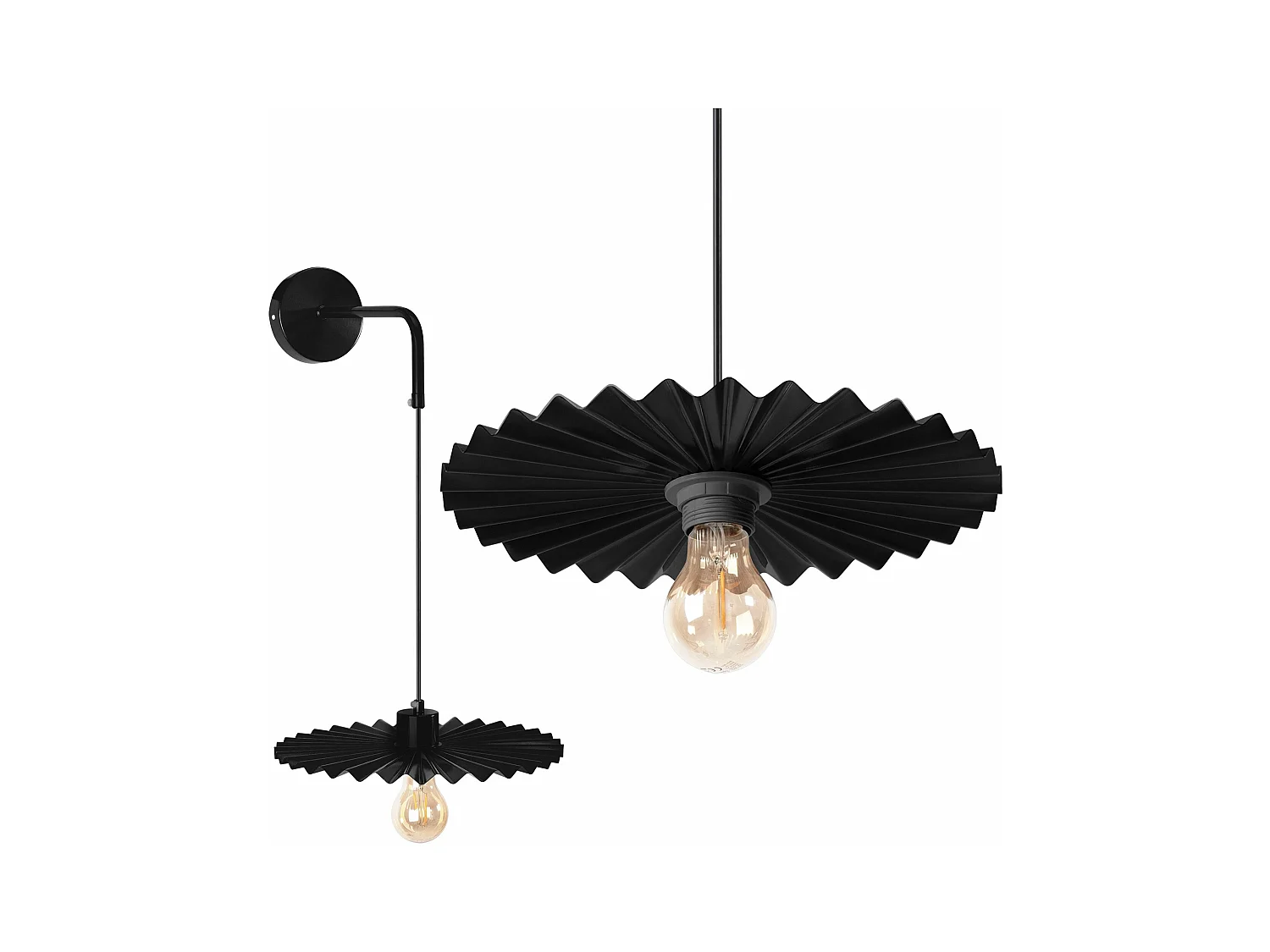 Applique Murale Toolight App1355-1W 30Cm Black