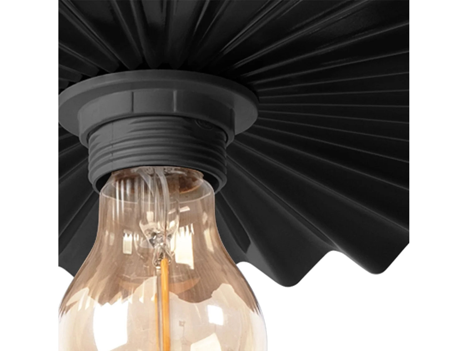 Applique Murale Toolight App1355-1W 30Cm Black