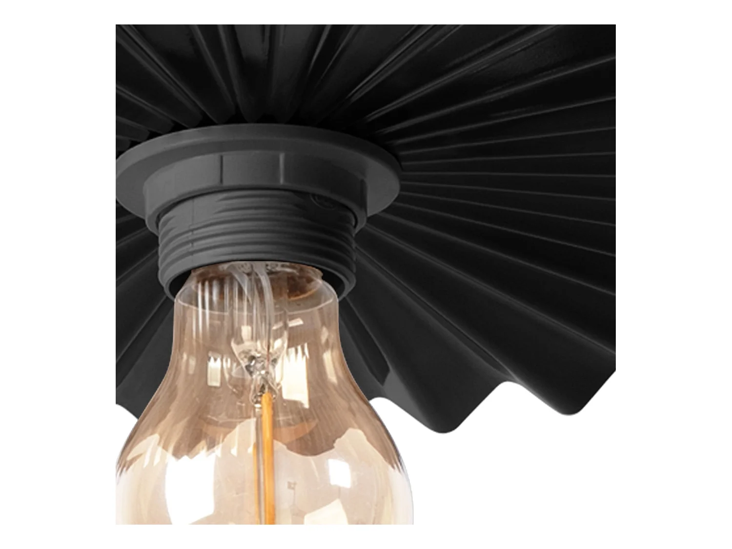 Applique Murale Toolight App1355-1W 30Cm Black