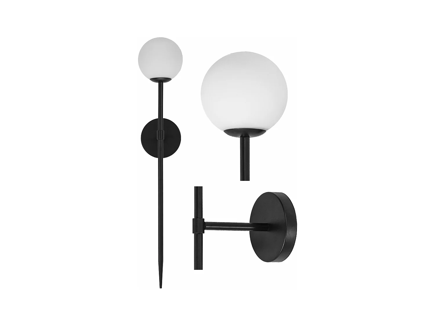 Lámpara De Pared Toolight App579-1W 120Cm Black