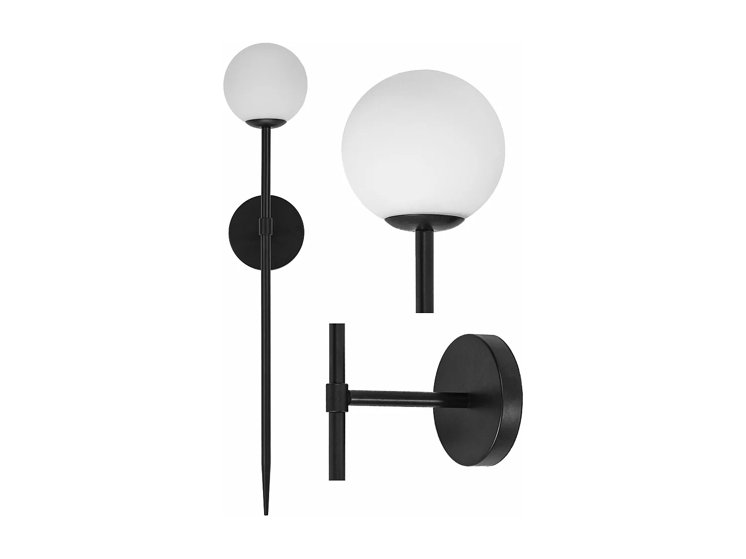 Applique Murale Toolight App579-1W 120Cm Black