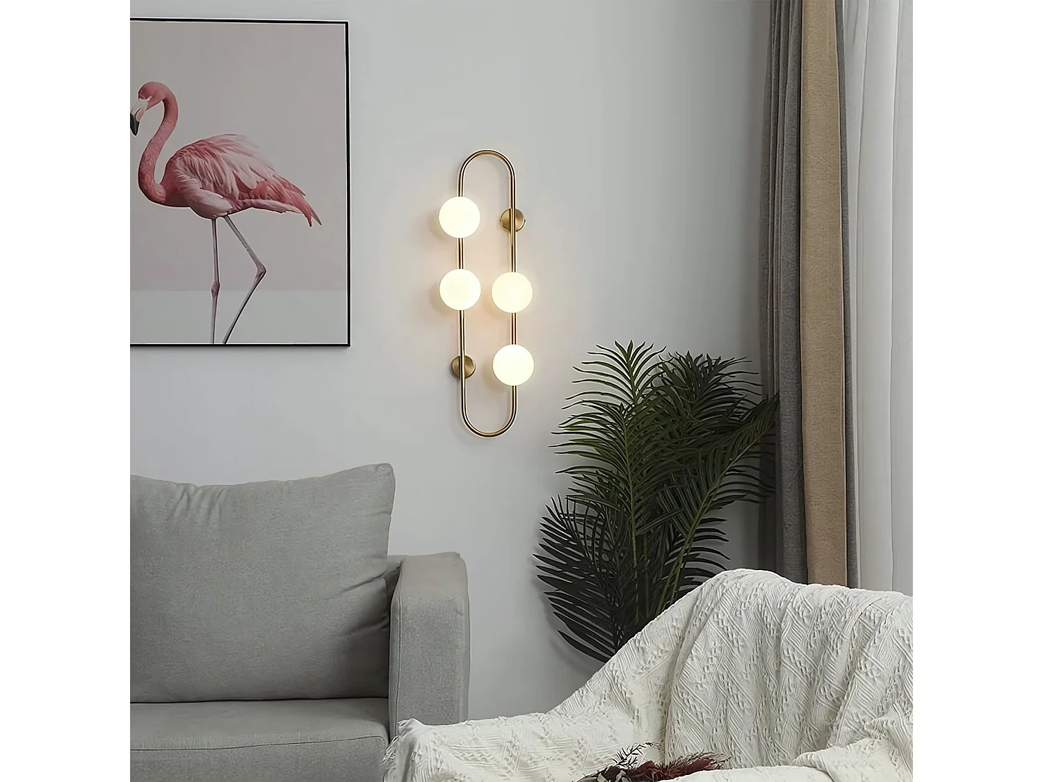 Applique Murale Toolight App1144-4W Gold